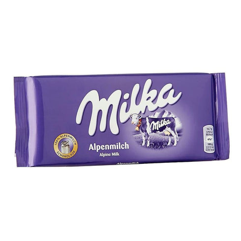 chocolatina milka leche 100g